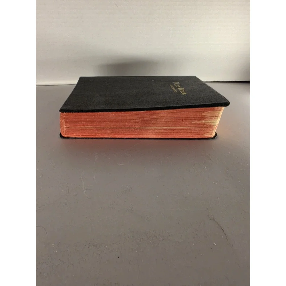 Vintage Holy Bible KJV Red Letter Concordance World Publishing Self Pronouncing